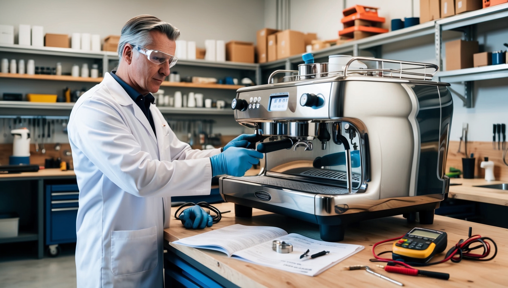 Professzionális automata kávéfőző szerviz és karbantartás - technikus által végzett ellenőrzés