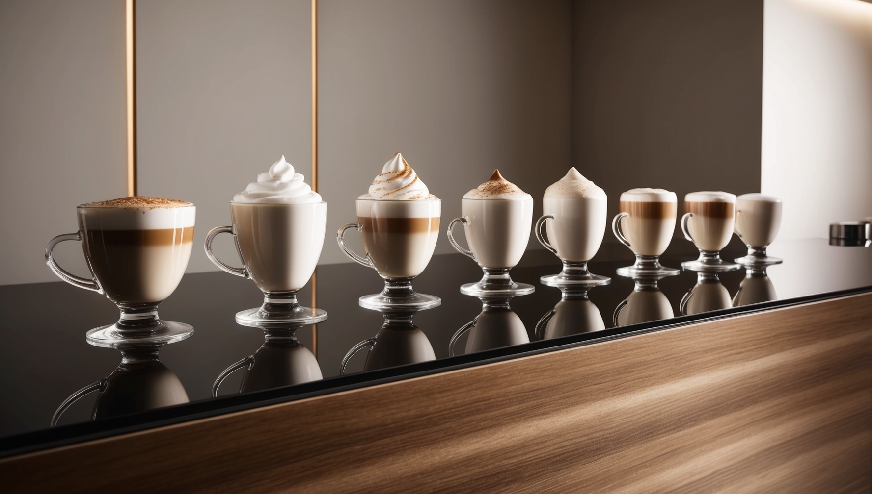 Különböző tejitalok összehasonlítása - cappuccino, latte, macchiato habosítási különbségei